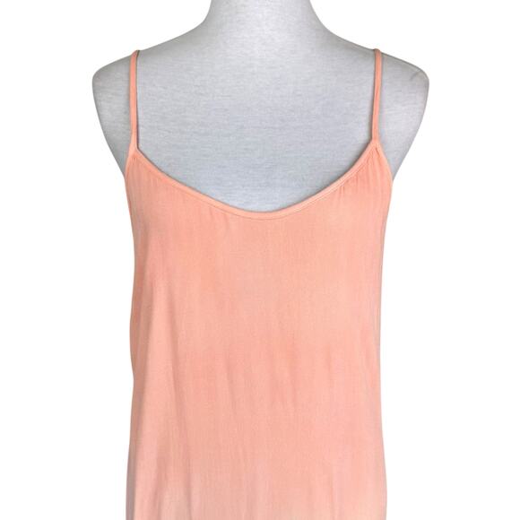 Fraiche by J NWT Peach & Navy Ombre Strappy Flowing Vacation Maxi Dress Cruise - Picture 3 of 10